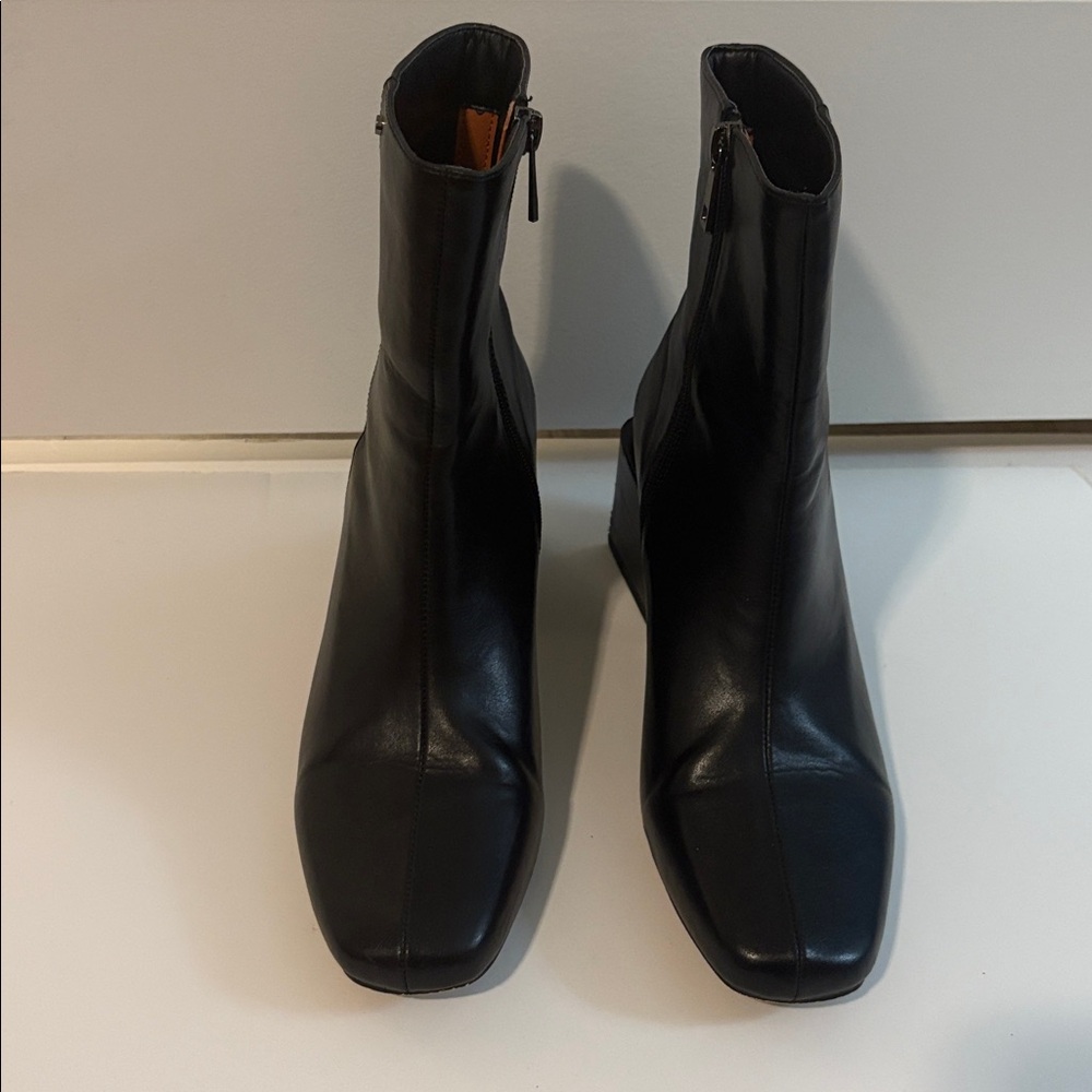 French Connection Black Ankle Boots